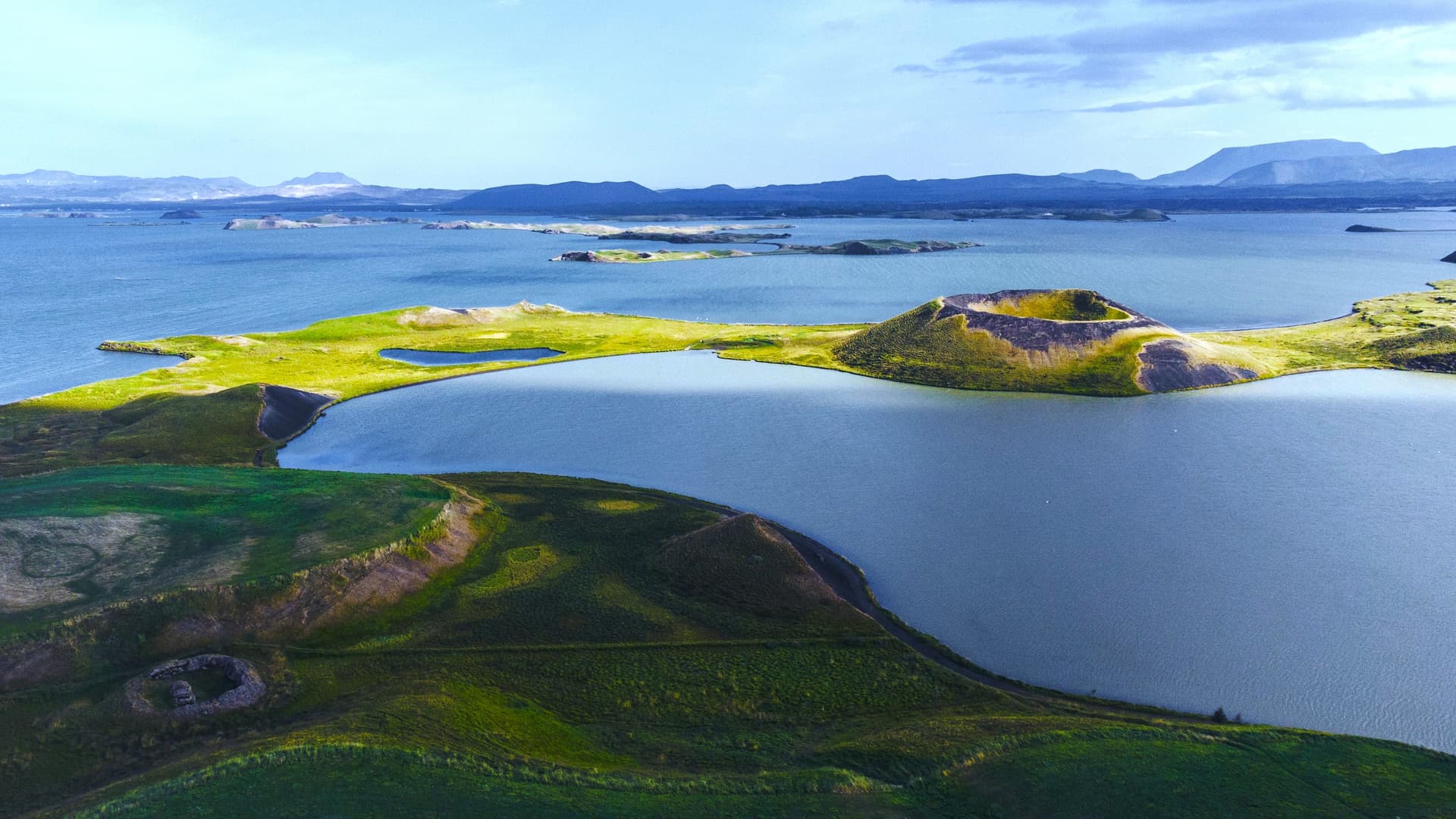 Nord et lac Mývatn
